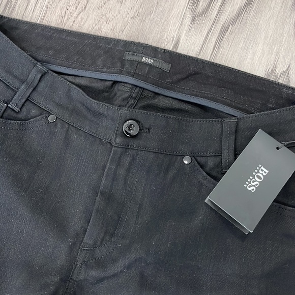 Hugo Boss black denim jeans size 30 waist, 34 length - Picture 2 of 3